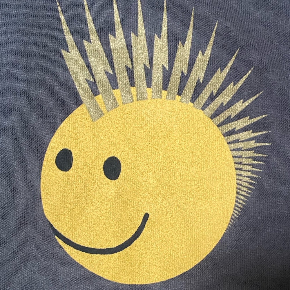 LAUREN MOSHI EMBROIDERED LIGHTNING BOLT HAPPY FACE JOGGER - Picture 3 of 10